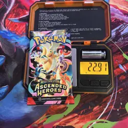 Extremely Heavy Pokemon Ascended Heroes Booster Pack 22.91+ Potential God Pack!! - Image 1