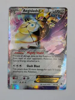 Pokemon Aegislash EX 65/119 Phantom Forces Full Art Holo Ultra Rare EN - Image 1
