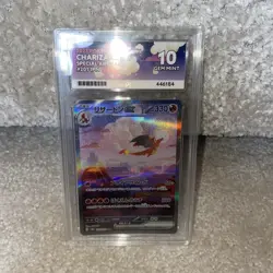 Pokemon TCG Charizard EX 201/165 Scarlet Violet 151 Japanese Ace 10 Perfect 10 - Image 3
