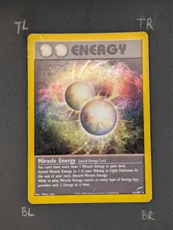 Pokemon TCG Miracle Energy 16/105 Neo Destiny Holo Rare Vintage WOTC (MP) - Image 3