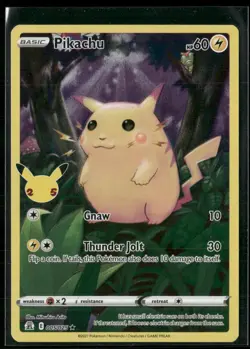 ✰ PIKACHU 005/025 RARE CELEBRATIONS POKEMON ✰ LP - Image 2