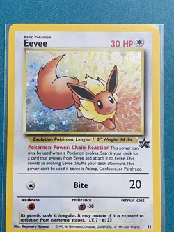 Eevee 11 SWIRL Holo P Wizards Black Star Promos NM Pokemon - Image 1