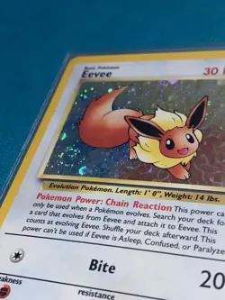 Eevee 11 SWIRL Holo P Wizards Black Star Promos NM Pokemon - Image 2