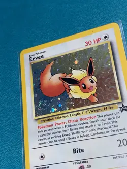 Eevee 11 SWIRL Holo P Wizards Black Star Promos NM Pokemon - Image 3