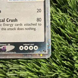 Tyranitar EX Pop Series 1 Cosmos Holo Foil Rare #17/17 2004 Pokemon LP - Image 2