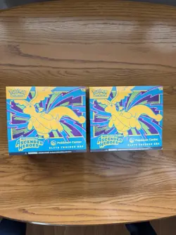 Pokemon Ascended Heroes ETB Pokemon Center Lot Of 2 With Protective Shields - Image 1