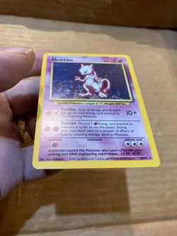 Pokemon TCG Mewtwo Base Set 10/102 Holo Unlimited Holo Rare never played with - Image 4