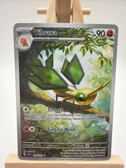 Vibrava 206/191 - SV08: Surging Sparks Pokemon Illustration Rare NM - Image 1