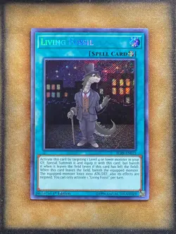 Yugioh Living Fossil BLRR-EN015 Secret Rare 1st Ed NM - Image 1