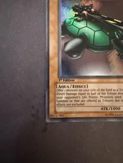 Yu-Gi-Oh Catapult Turtle MRD-075 Metal Raiders 1st Edition Holo - Image 3