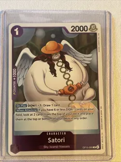 Satori R Adventure on Kami's Island OP15-066 NM ONE PIECE CCG - Image 1