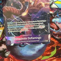 One Piece TCG English OP10-071 Donquixote Doflamingo Alt Art SR - Image 3