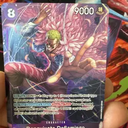 One Piece TCG English OP10-071 Donquixote Doflamingo Alt Art SR - Image 4