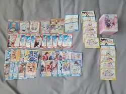 Rebirth for you Hololive lot of 55+ Japanese cards & Deckbox -- LP-NM+ - Image 1
