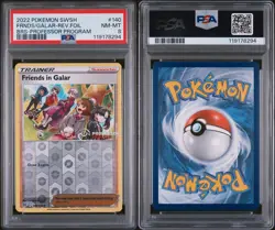 Pokemon TCG Friends In Galar 140/172 PSA 8 Professor Program Stamped Promo Card - Image 3