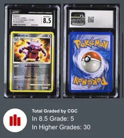 Pokemon Great Encounters 17/106 Exploud Reverse Holo 2008 CGC 8.5 NM/MINT+ - Image 1