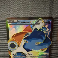Blastoise EX Full Art Ultra Rare Holo 142/146 XY HP180 Pokemon TCG Basic - Image 3