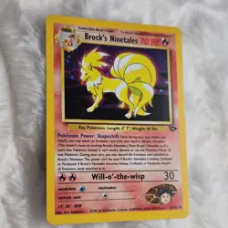 Pokemon Brock's Ninetales Gym Challenge 3/132 Holo Rare Stage 1 70 HP - Image 3