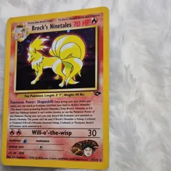 Pokemon Brock's Ninetales Gym Challenge 3/132 Holo Rare Stage 1 70 HP - Image 4