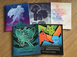 x5 LOT ETB Players Guide Book Elite Trainer Books Pokemon TCG Assorted - Image 1