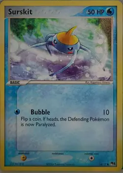 Surskit 14/17 Common POP Series 1 Pokemon Lightly Played - Image 1