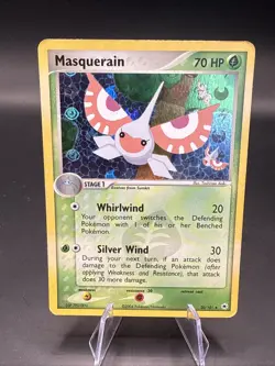 Pokemon TCG EX Hidden Legends Masquerain Holo Rare 20/101 70 HP 2004 - Image 1