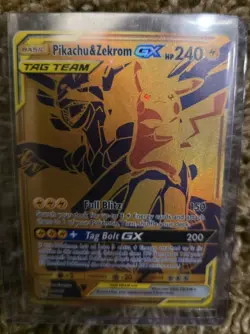 Pikachu & Zekrom GX SM248 Black Star Promo 2021 Pokemon Sun And Moon NM - Image 1