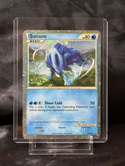 Suicune Basic HGSS21 Cosmo Holo Pokemon TCG Black Star Promo 2010 -MP- - Image 1