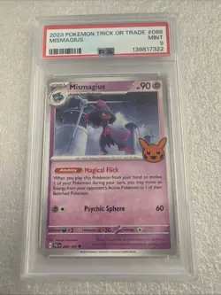 Mismagius 088/193 Trick or Trade PSA 9 Low Pop Pokemon Rare - Image 1