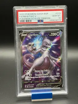 Mewtwo V #SWSH229 Pokemon Promo - PSA 10 - Image 1