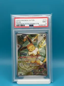 PSA 9 - 2025 POKEMON SVP EN EEVEE PRISMATIC EVOLUTIONS ETB - Image 1