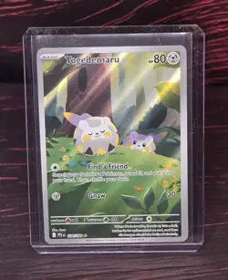 Togedemaru Full Art 104/94 2025 Pokemon Phantasmal Flames ILLUSTRATION RARE Holo - Image 1