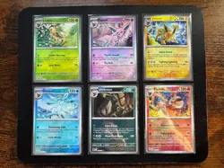 Pokemon TCG - Prismatic Evolutions - Pokeball Pattern eeveelution (Lot of 6) NM - Image 1