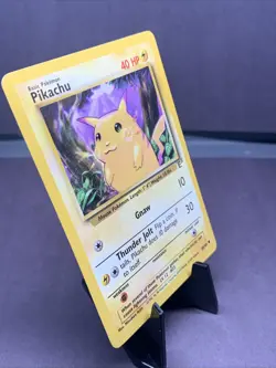 Pokemon TCG Pikachu E3 Stamped - Yellow Cheeks 58/102 WOTC VTG 1999 LP+ - Image 2