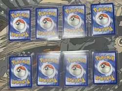 Pokemon Prismatic Evolutions Pokeball Trainer 8 Card Lot NM - Image 2