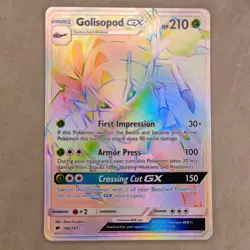 Golisopod GX Secret NM MINT 148/147 Sm-Burning Shadows Holo Secret Rare Pokemon - Image 1