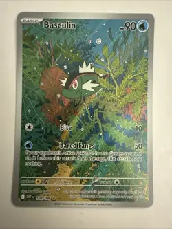 Basculin 108/086 - White Flare SV10 - Illustration Rare IR NM Pokemon Holo - Image 1