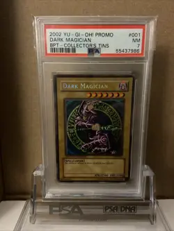 Dark Magician BPT-001 2002 Collectors Tin Limited Edition PSA 7 Yugioh Card - Image 1
