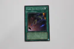 Card Destruction (SDY-042) - Yu-Gi-Oh! TCG Vintage Super Rare Holo LP - Image 1