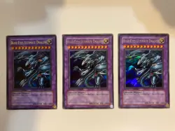 YUGIOH 3x Blue-Eyes Ultimate Dragon x3 JMP-EN005 Ultra Limited - HP READ - Image 1