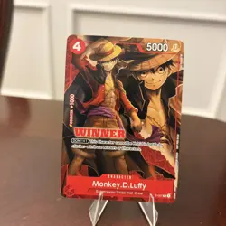 One Piece CCG Monkey.D.Luffy Promo Winner Vol 1 P-007 - Image 1
