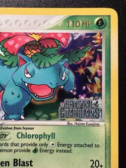 Venusaur 28/100 EX Crystal Guardians Pokemon Card Reverse Holo Foil Rare LP - Image 4