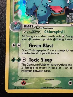 Venusaur 28/100 EX Crystal Guardians Pokemon Card Reverse Holo Foil Rare LP - Image 5