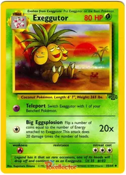 Pokemon Jungle Set Cards - Common And Uncommon Cards (Choose Your Card) - Image 2