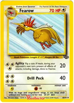 Pokemon Jungle Set Cards - Common And Uncommon Cards (Choose Your Card) - Image 3