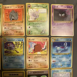VINTAGE Pokemon lot of 15 TCG Base Set Jungle Fossil Trainer Card WOTC 1st Ed IR - Image 4