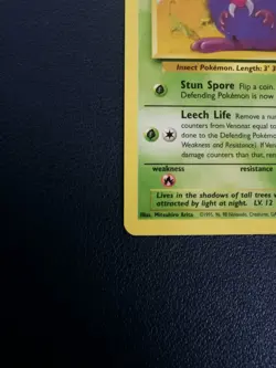 Pokemon Card Venonat 97/130 Base Set 2 Common WOTC - Image 4