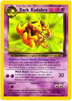 Pokemon Team Rocket Set Cards - Common And Uncommon Cards - Choose Your Card - Image 5