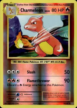 Charmeleon Uncommon XY Evolutions 10/108 Fire Reverse Holo Pokemon Card - Image 1