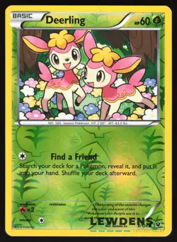 Deerling - 8/124 - Common Reverse Holo - Fates Collide - Pokemon Card - Image 1